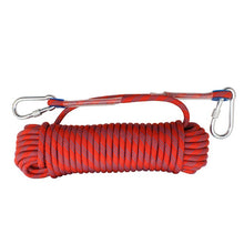 Load image into Gallery viewer, 10-30m Outdoor Rock Climbing Rope Rock Climbing Equipment 10mm Diameter Emergency Paracord Rescue Safety Rope Hiking Accessory
